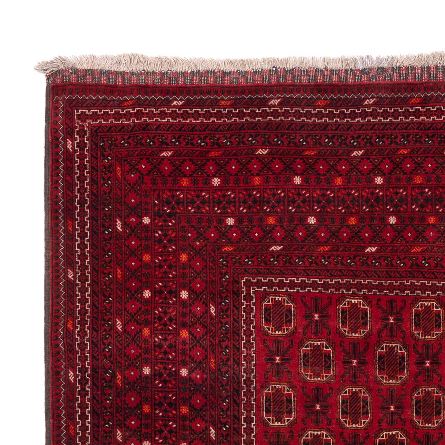 Afghan Rug - Bukhara - 274 x 198 cm - red