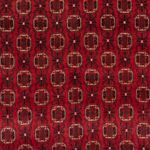 Afghan Rug - Bukhara - 274 x 198 cm - red