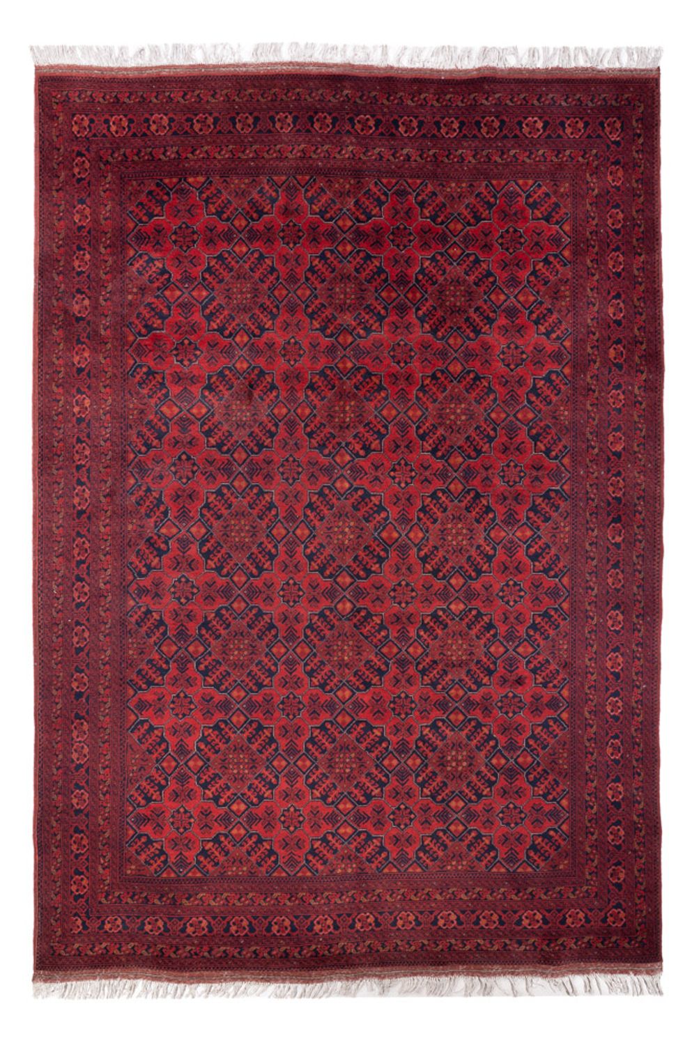 Afghan Rug - 288 x 193 cm - red