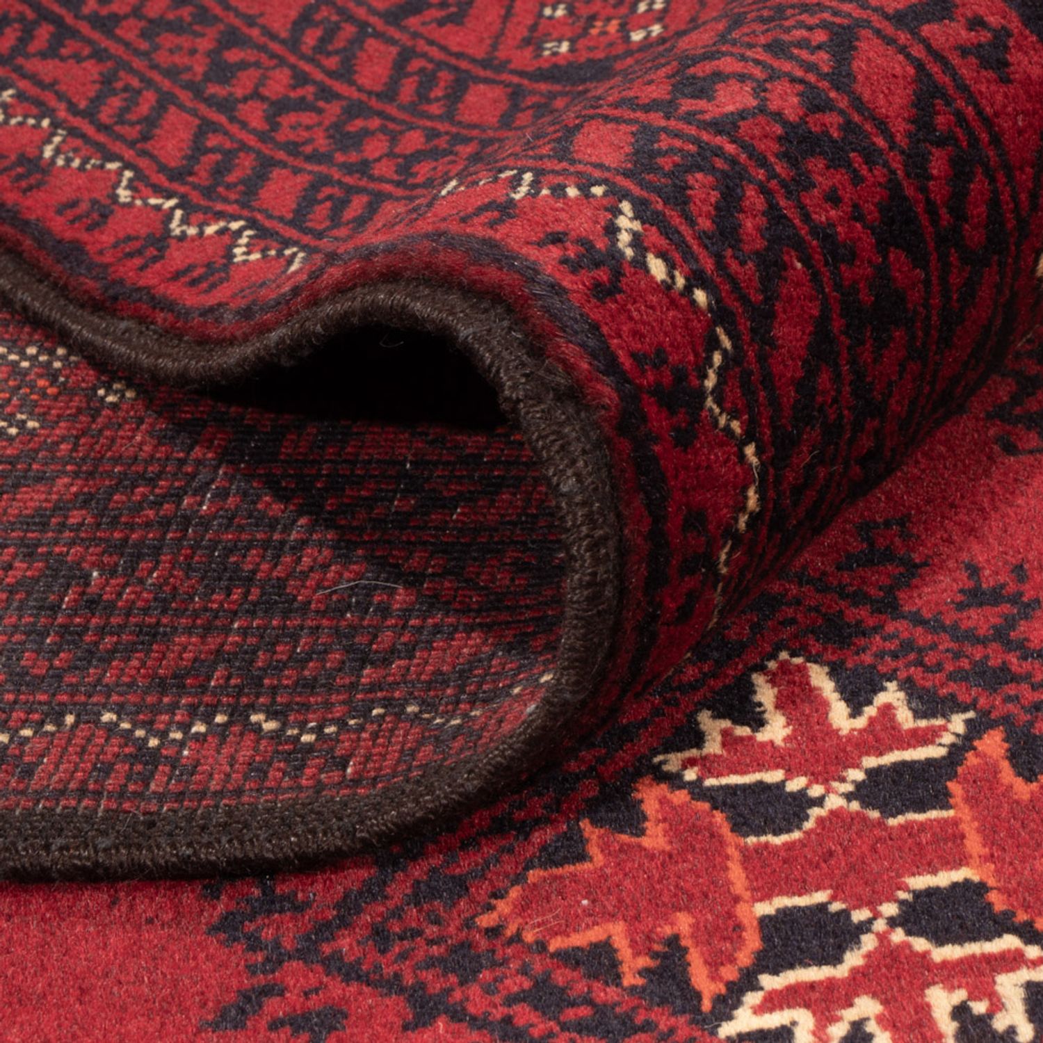 Afghan Rug - Bukhara - 288 x 192 cm - red