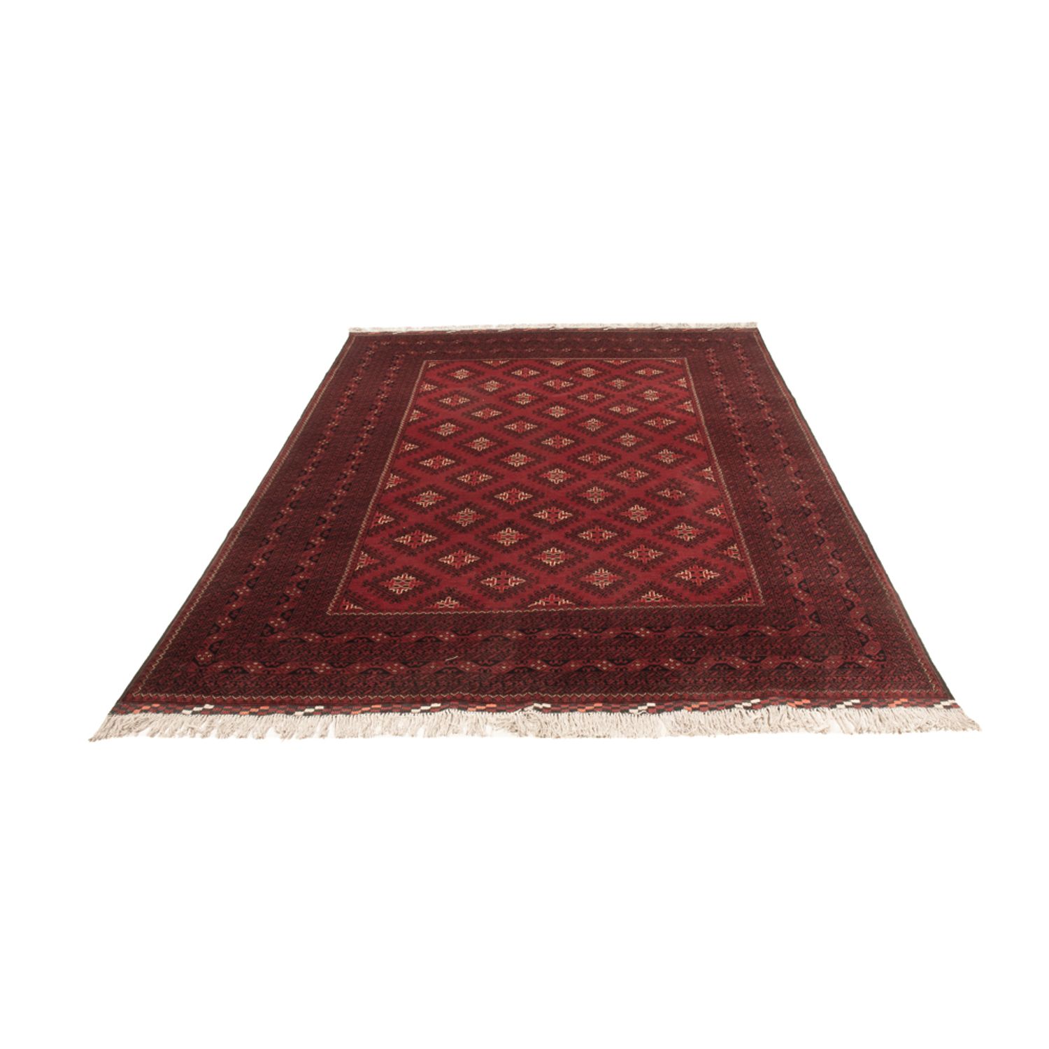 Afghan Rug - Bukhara - 288 x 192 cm - red