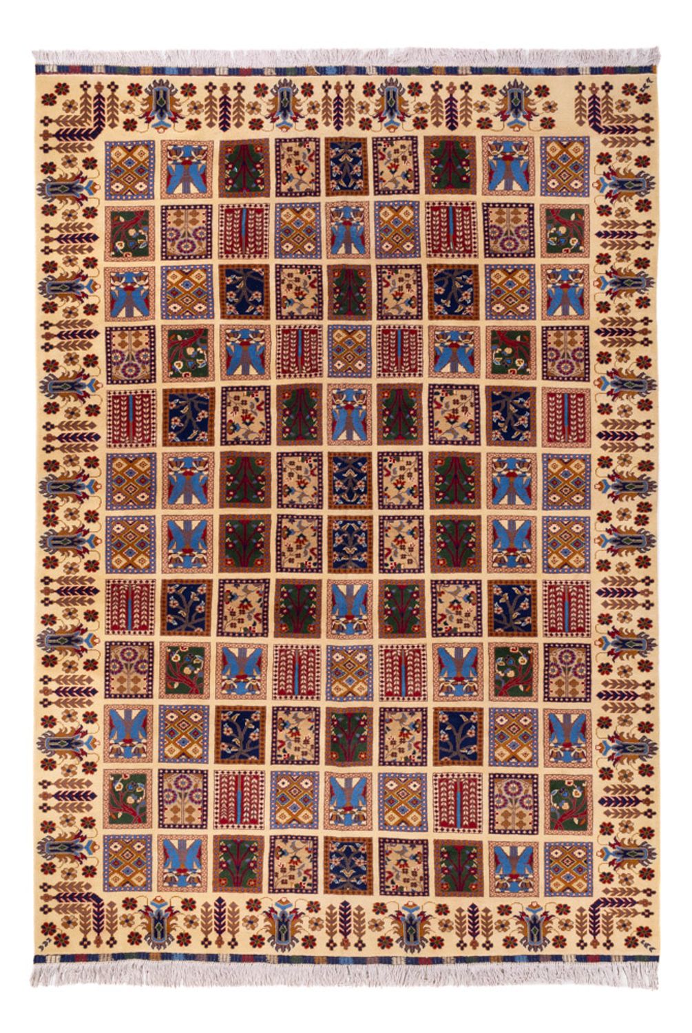 Afghan Rug - 283 x 200 cm - multicolored