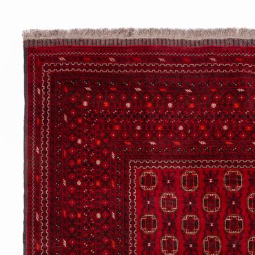 Afghan Rug - Bukhara - 276 x 200 cm - red