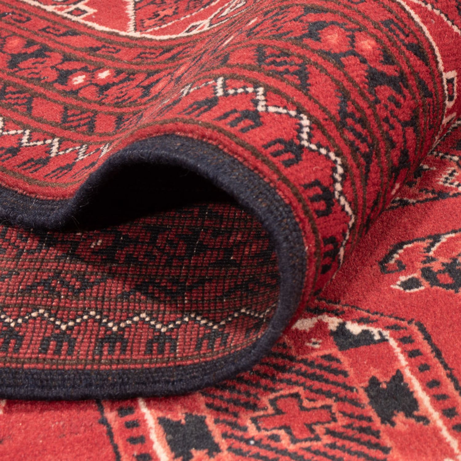 Afghan Rug - 275 x 203 cm - red