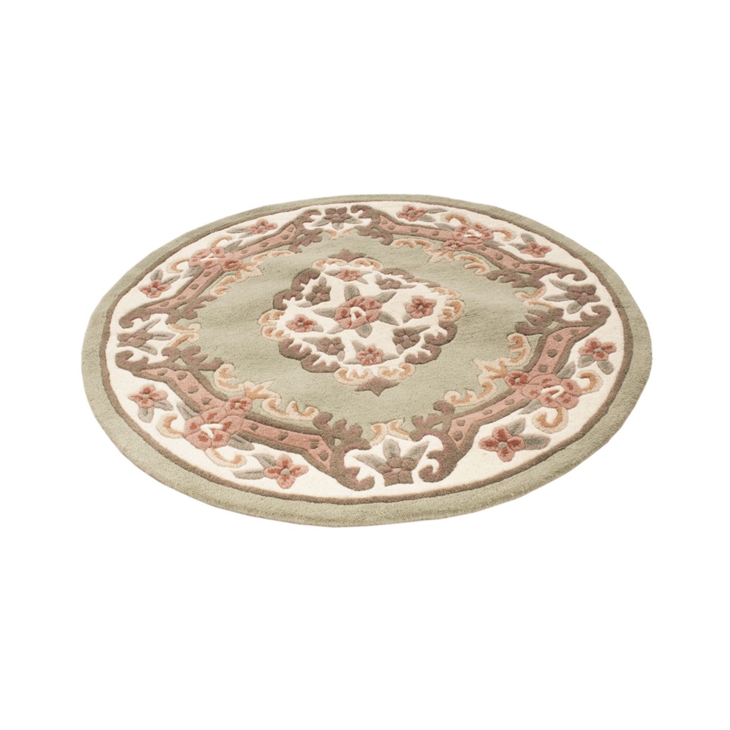 Chinese Rug round  - 120 x 120 cm - multicolored