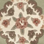 Chinese Rug round  - 120 x 120 cm - multicolored