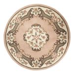 Chinese Rug round  - 120 x 120 cm - multicolored