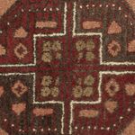 Oriental Rug round  - 67 x 67 cm - multicolored