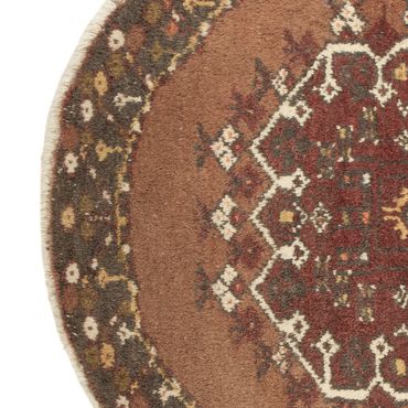 Oriental Rug round  - 72 x 72 cm - multicolored