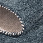 Wool Rug - 143 x 72 cm - petrol blue