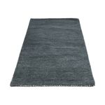 Wool Rug - 143 x 72 cm - petrol blue