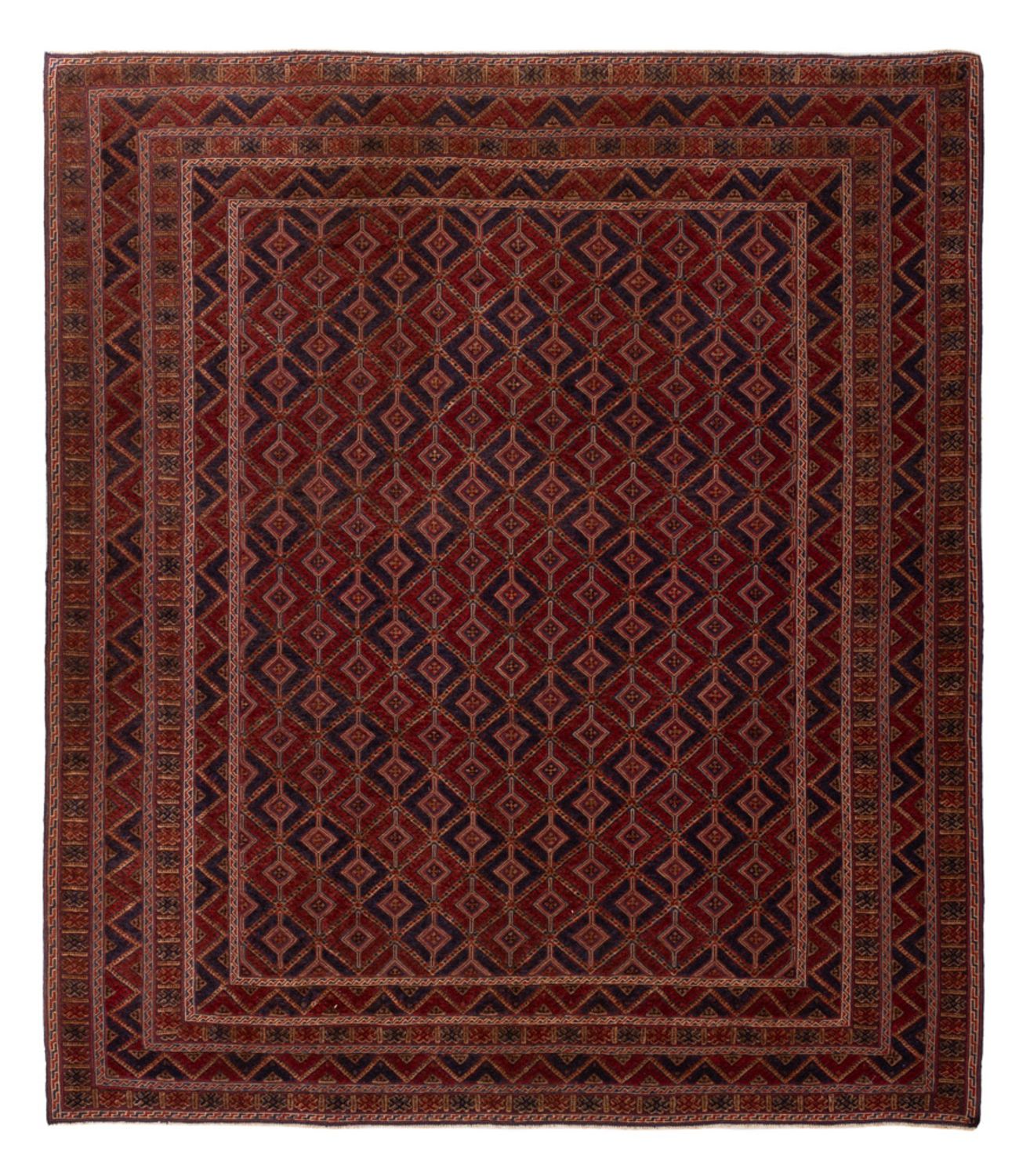 Kelim Rug - Oriental - 242 x 214 cm - red