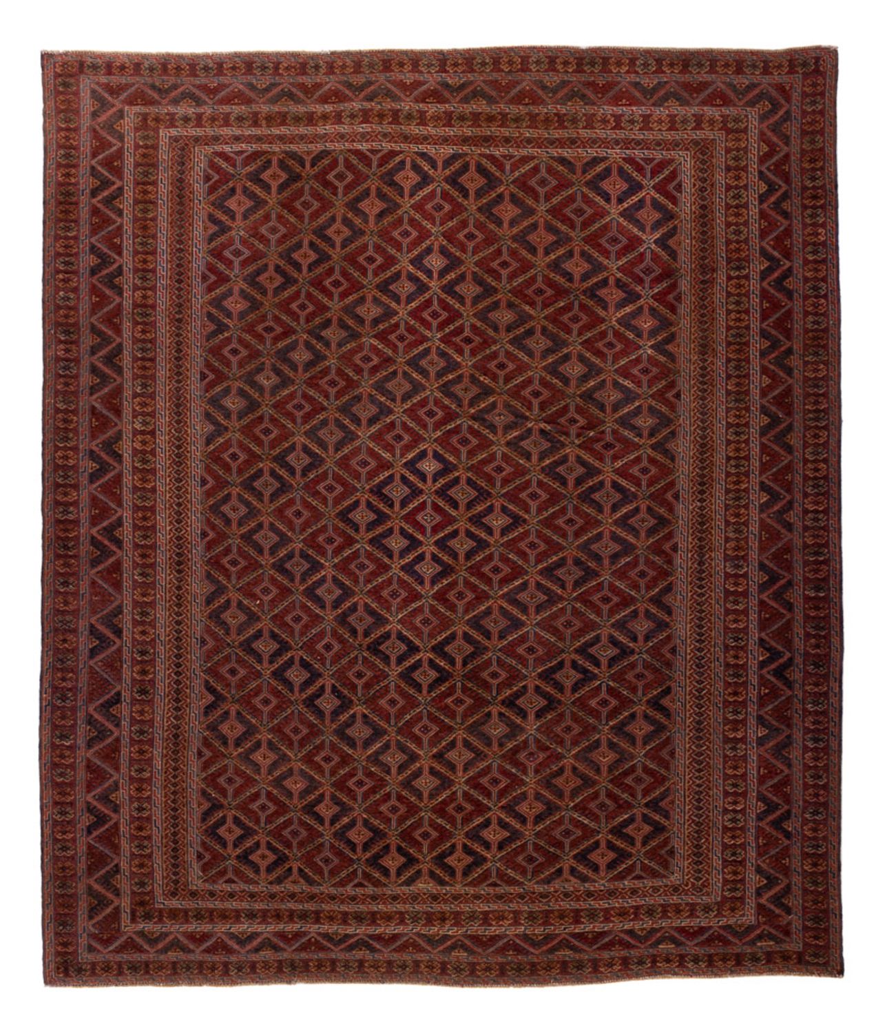 Kelim Rug - Oriental - 245 x 206 cm - red