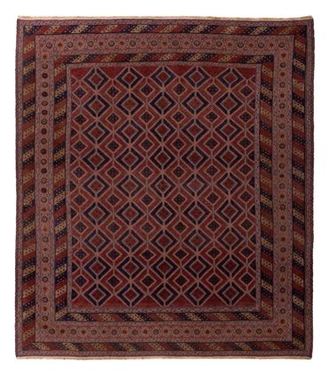 Kelim Rug - Oriental - 243 x 214 cm - red