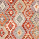 Kelim Rug - Splash - 242 x 184 cm - colorful