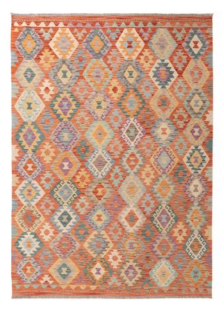 Kelim Rug - Splash - 246 x 175 cm - colorful