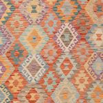 Kelim Rug - Splash - 246 x 175 cm - colorful