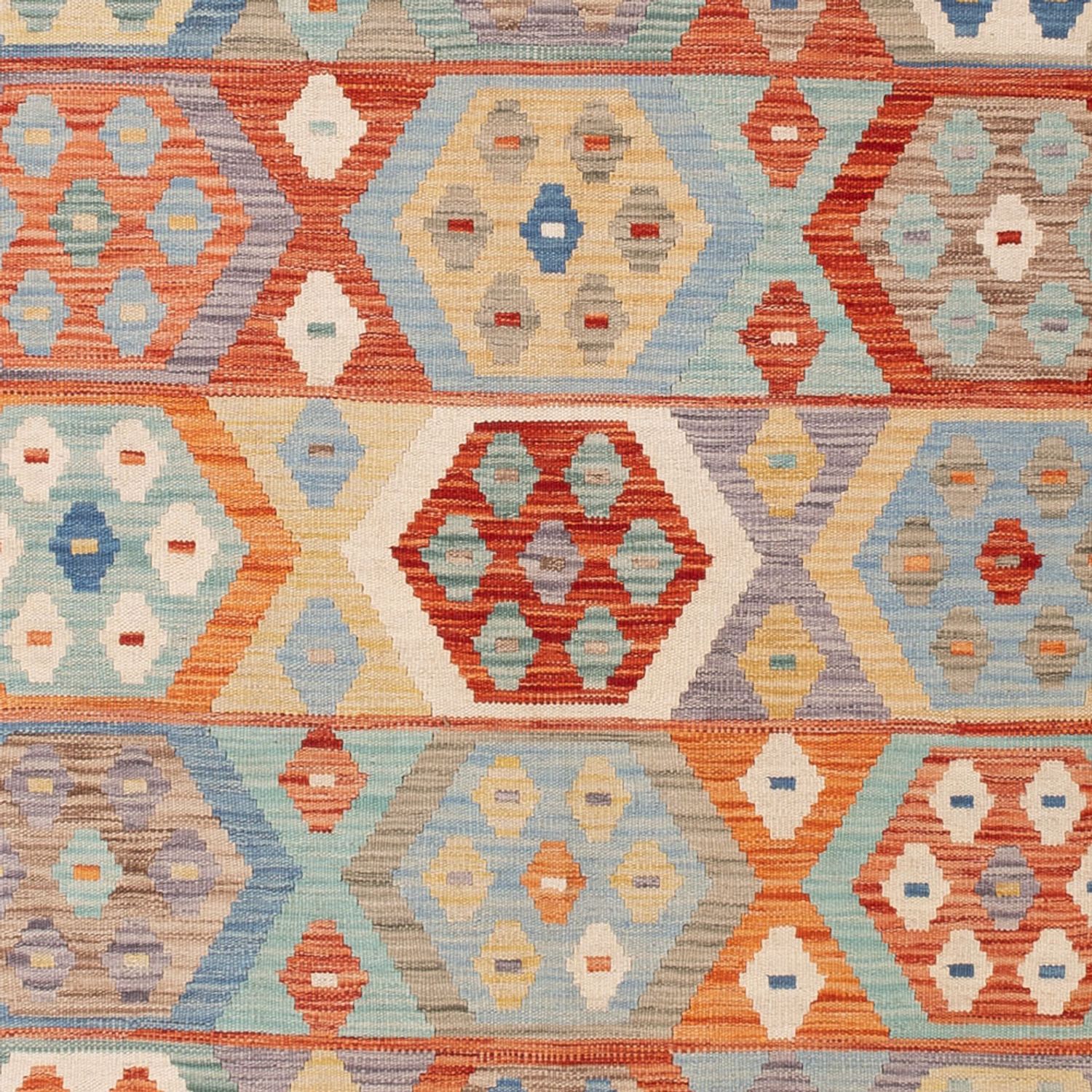 Kelim Rug - Splash - 248 x 176 cm - colorful