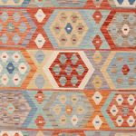 Kelim Rug - Splash - 248 x 176 cm - colorful