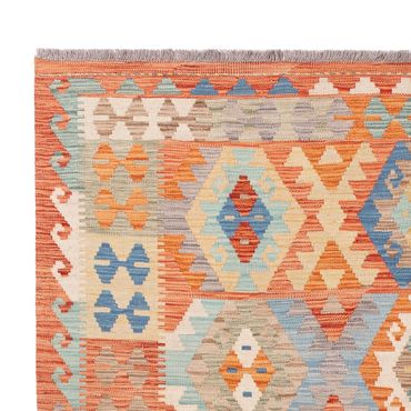 Kelim Rug - Splash - 240 x 175 cm - colorful