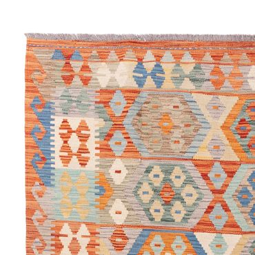 Kelim Rug - Splash - 249 x 174 cm - colorful