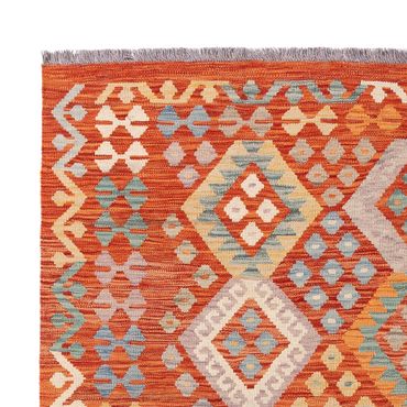 Kelim Rug - Splash - 203 x 155 cm - colorful