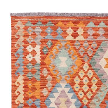 Kelim Rug - Splash - 200 x 154 cm - colorful