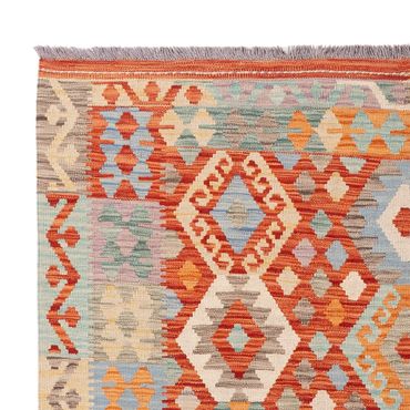 Kelim Rug - Splash - 201 x 153 cm - colorful