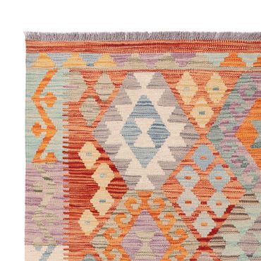 Kelim Rug - Splash - 194 x 147 cm - colorful