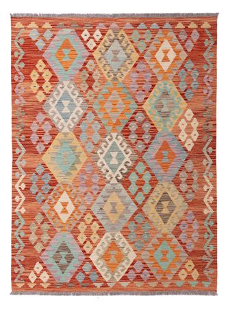Kelim Rug - Splash - 202 x 152 cm - colorful