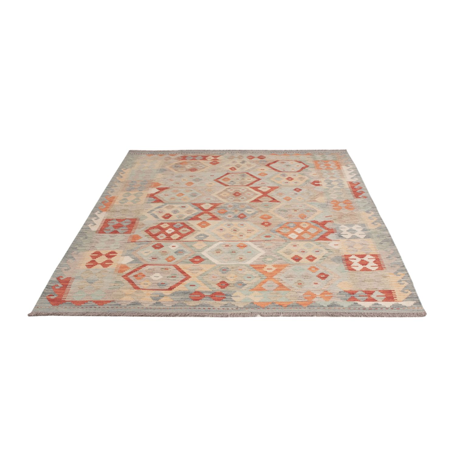 Kelim Rug - Splash - 200 x 150 cm - colorful