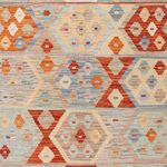 Kelim Rug - Splash - 200 x 150 cm - colorful