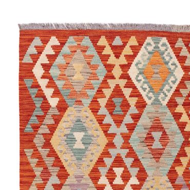 Kelim Rug - Splash - 194 x 153 cm - colorful