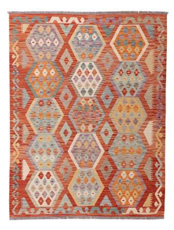 Kelim Rug - Splash - 192 x 150 cm - colorful