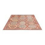 Kelim Rug - Splash - 192 x 150 cm - colorful