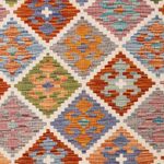 Kelim Rug - Splash - 203 x 151 cm - colorful