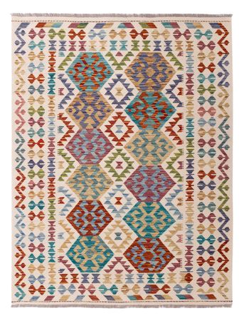 Kelim Rug - Splash - 195 x 157 cm - colorful