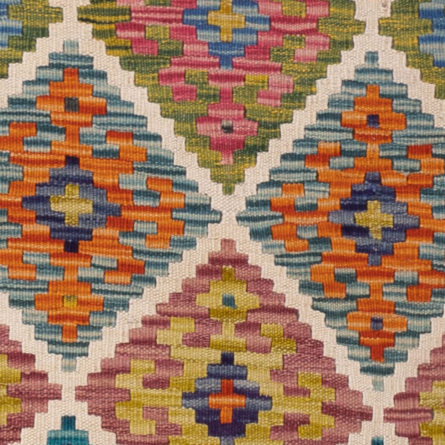 Kelim Rug - Splash - 147 x 102 cm - colorful