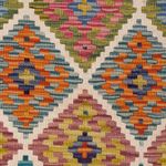 Kelim Rug - Splash - 147 x 102 cm - colorful