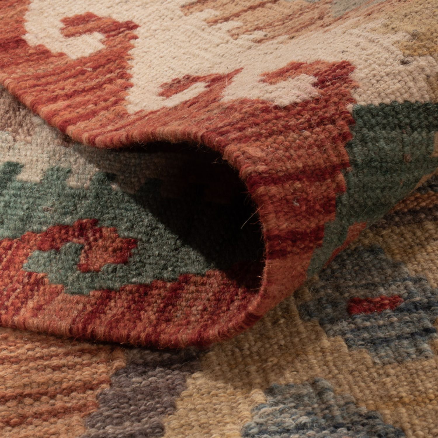 Kelim Rug - Splash - 249 x 178 cm - colorful