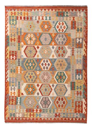 Kelim Rug - Splash - 249 x 178 cm - colorful