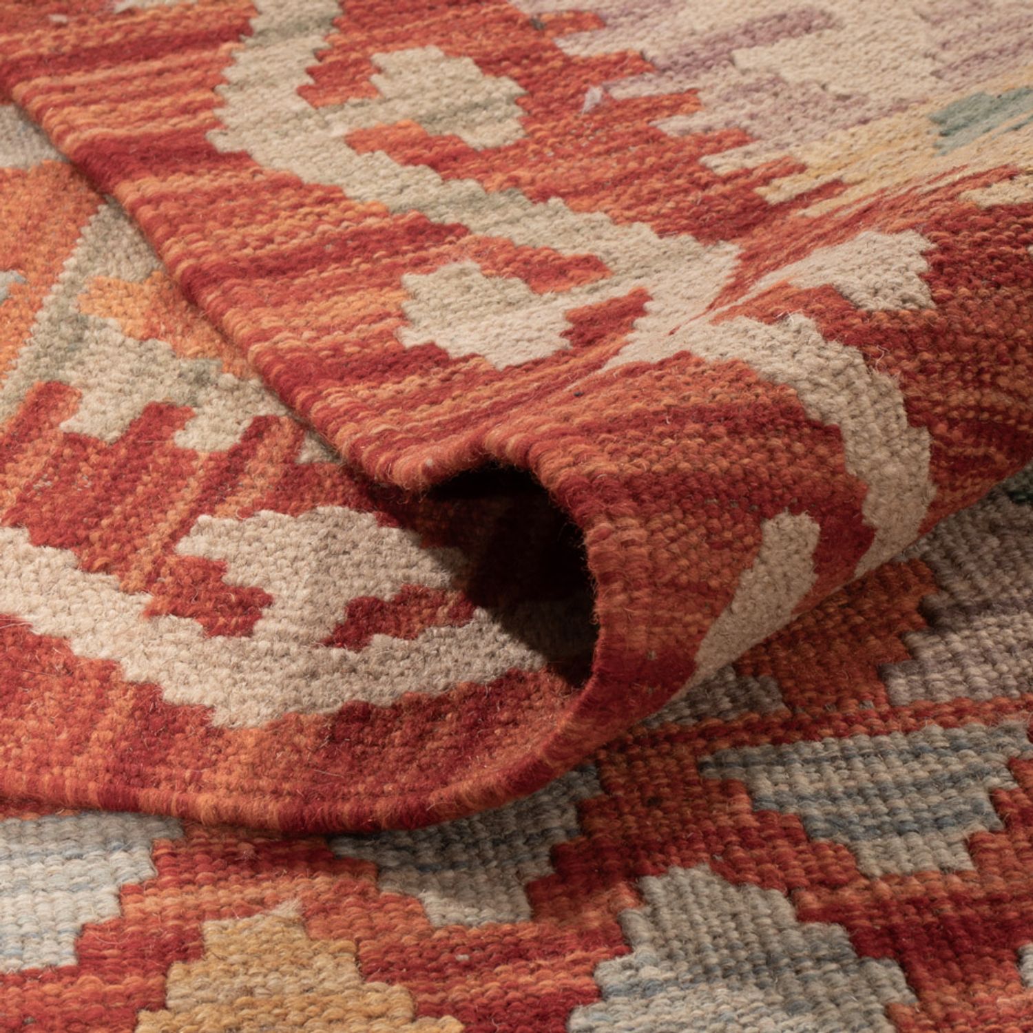 Kelim Rug - Splash - 240 x 171 cm - colorful