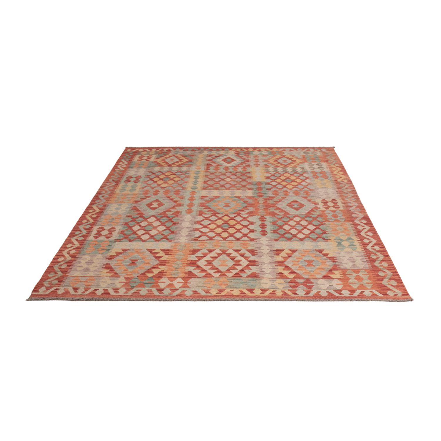 Kelim Rug - Splash - 240 x 171 cm - colorful