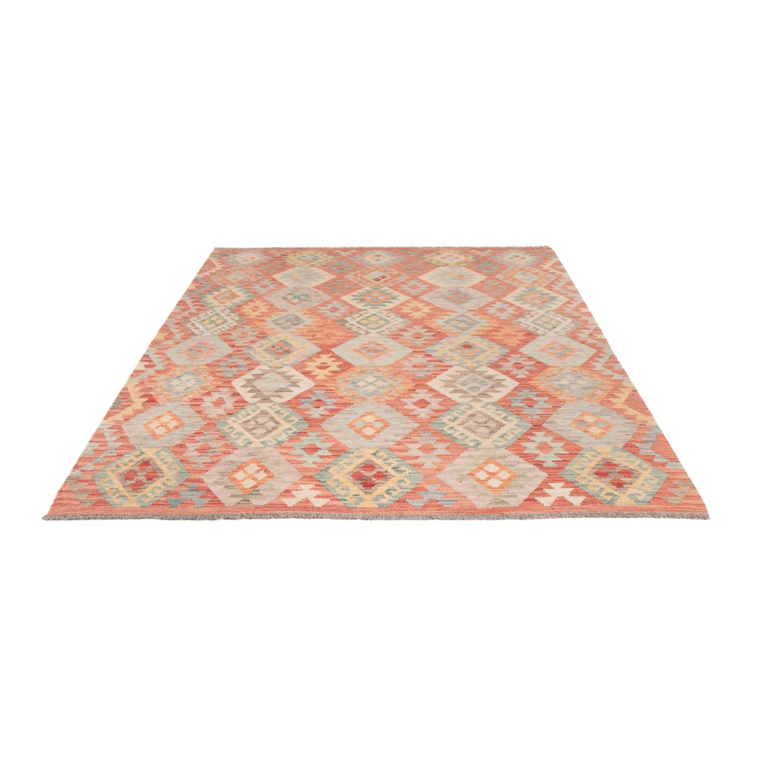 Kelim Rug - Splash - 230 x 173 cm - colorful