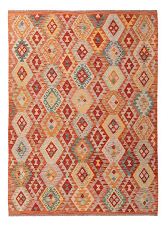 Kelim Rug - Splash - 247 x 179 cm - colorful