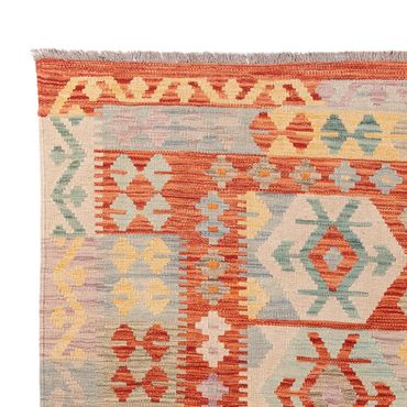 Kelim Rug - Splash - 238 x 165 cm - colorful