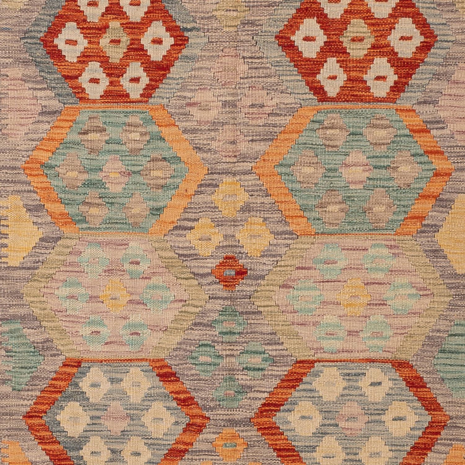 Kelim Rug - Splash - 247 x 166 cm - colorful