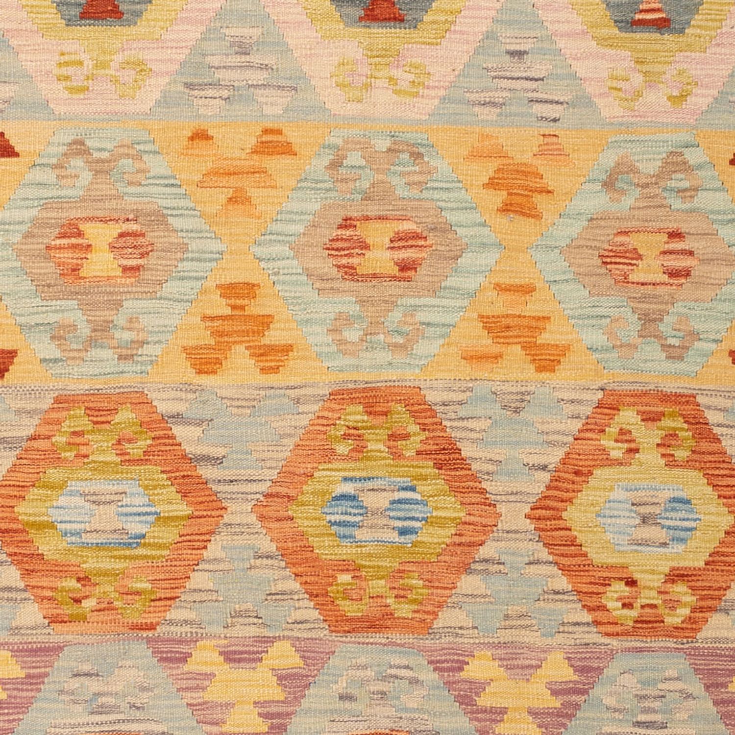 Kelim Rug - Splash - 246 x 177 cm - colorful