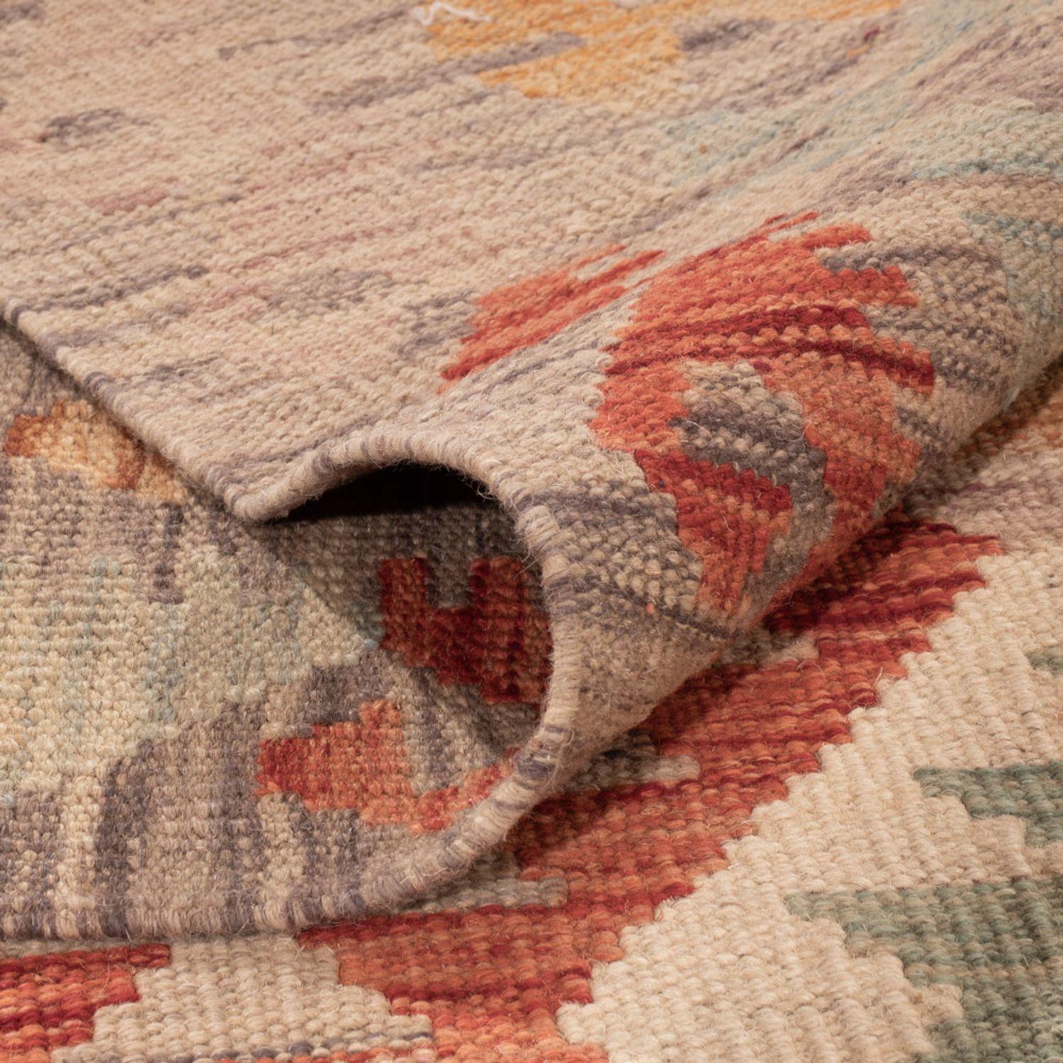 Kelim Rug - Splash - 247 x 171 cm - colorful