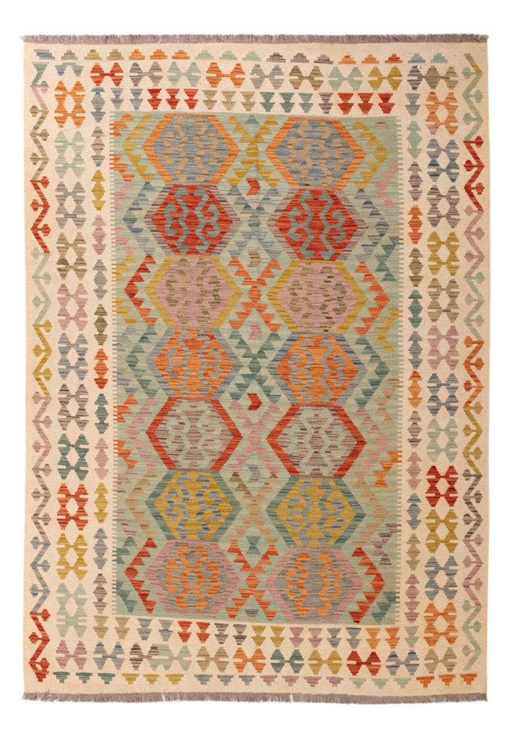 Kelim Rug - Splash - 240 x 170 cm - colorful